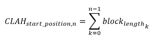 Mode 2 - Request via distance from program start 1: