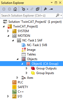 Configuring the CA-Group for Collision Avoidance 7: