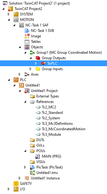 Configure an MC Group 9: