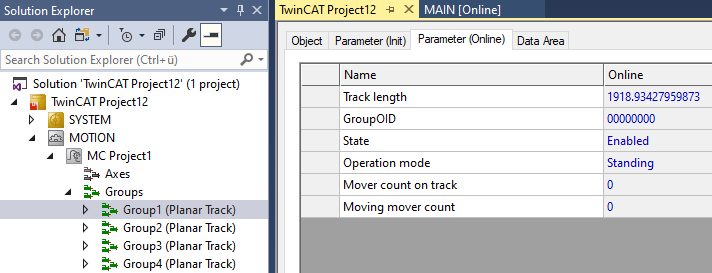 Example "Connecting Planar tracks to a network" 11: