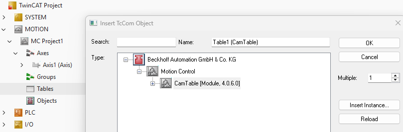 Create a cam plate 1: