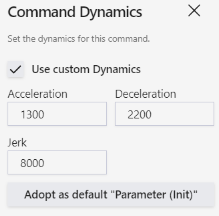 Moving an axis using Motion UI 4: