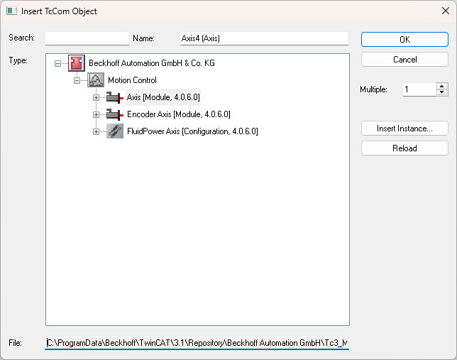 Create an axis object 2:
