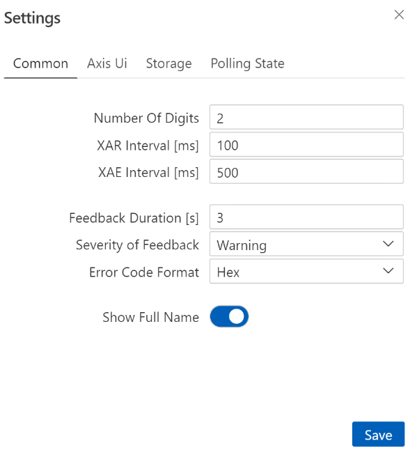 Setting options 4:
