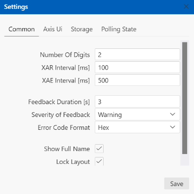 Setting options 4: