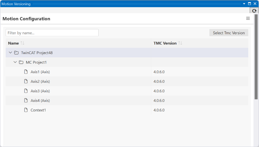 Motion Versioning 1: