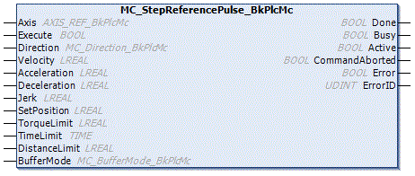 MC_StepReferencePulse_BkPlcMc 1: