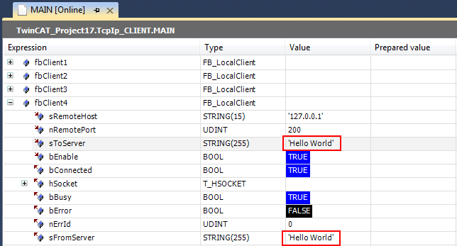 Integration in TwinCAT and Test 3: