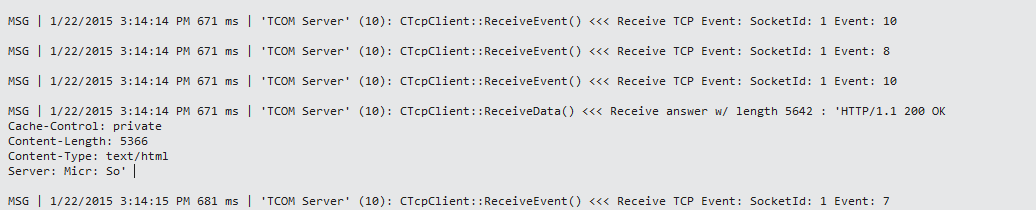 Quick Start (C++ / TCP Client) 24:
