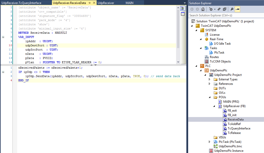 S02: UDP Demo (PLC) 1: