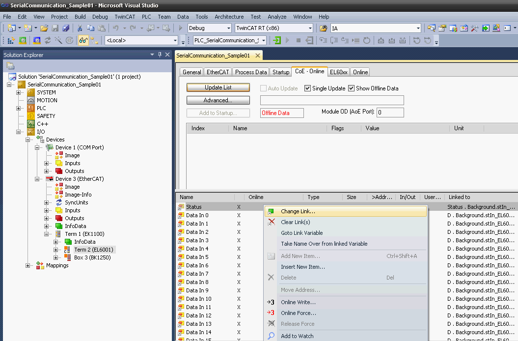 Serial EtherCAT Terminal 2: