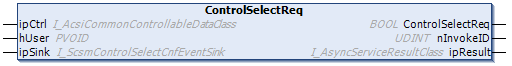ControlSelectReq 1:
