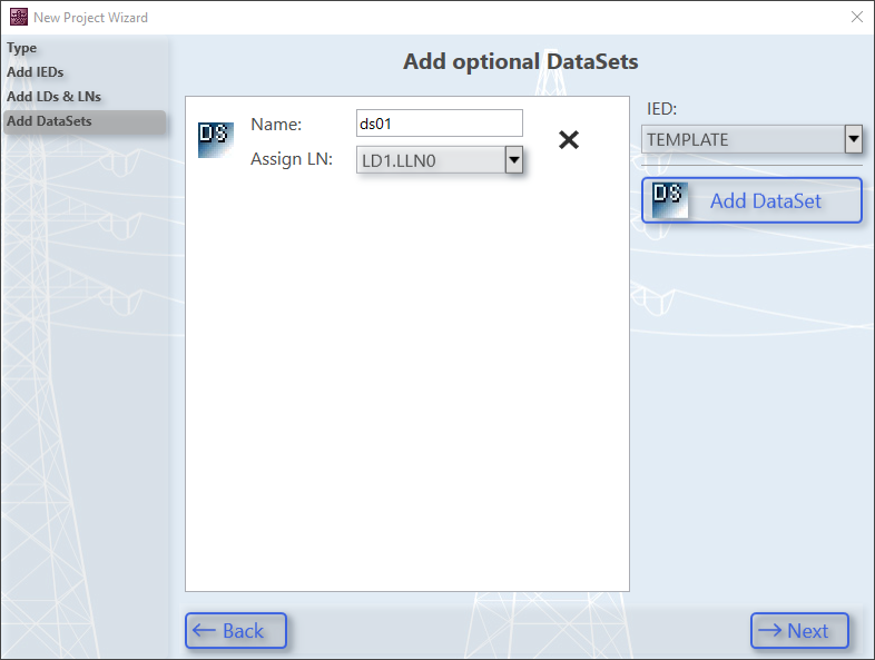 New Project Wizard 4: