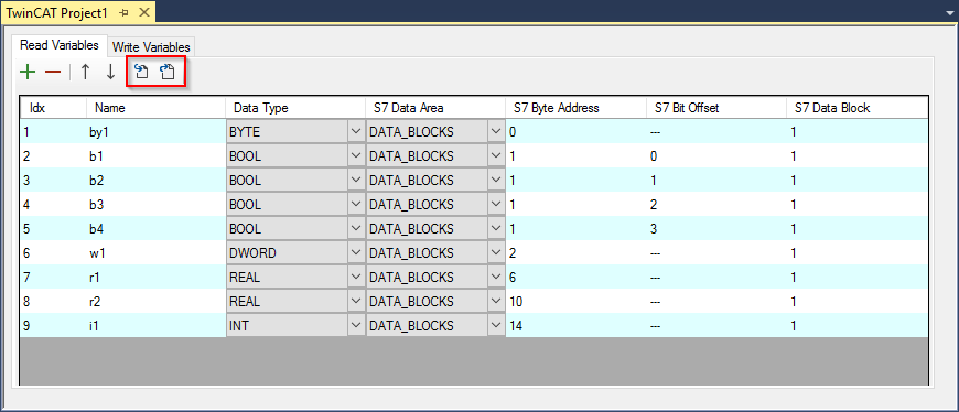 Importing and exporting data points 1: