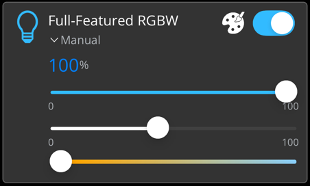 RGBW lighting 1: