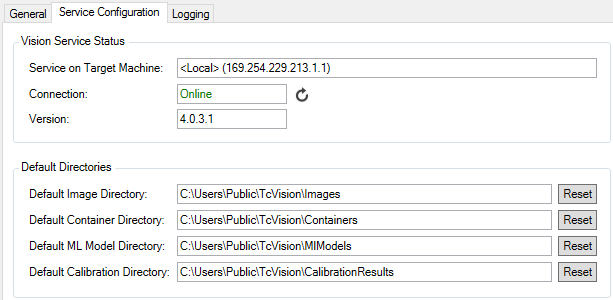 Service Configuration 1: