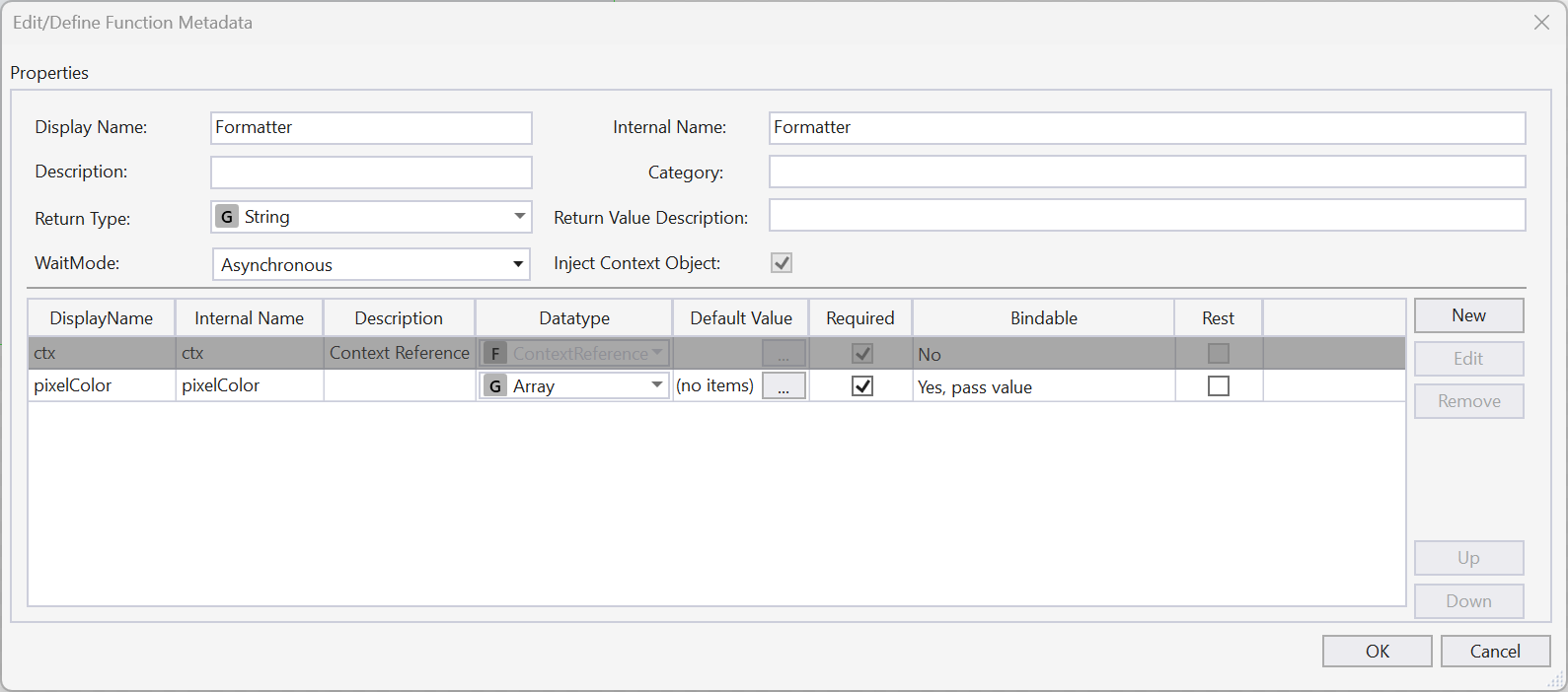 PixelColorFormatting function 2: