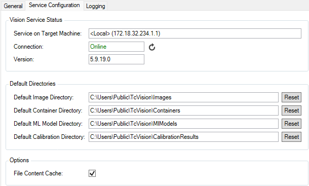 Service Configuration 1:
