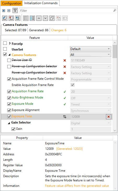 Configuration 1: