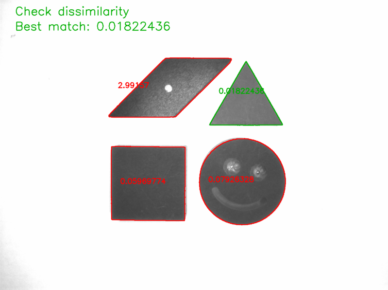 Match Contours (extracted shapes) 4: