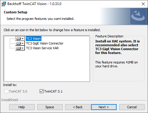 Installation instructions TwinCAT 3.1 Build 4024 6: