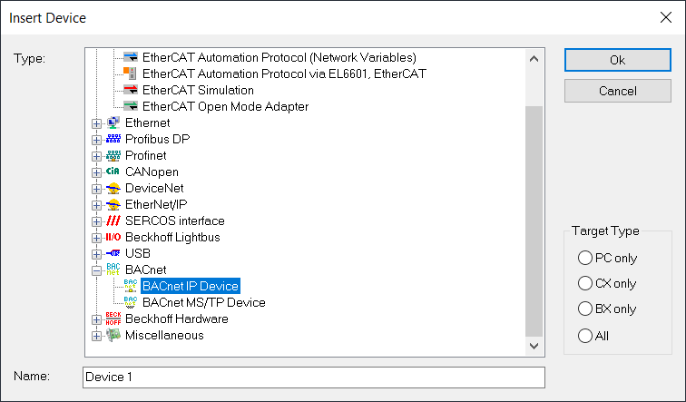 Create a BACnet Adapter and Server 2: