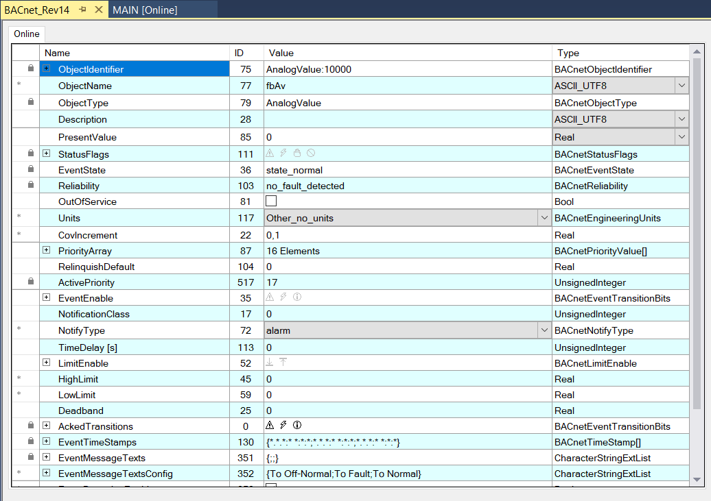 Testing BACnet using the System Manager 3: