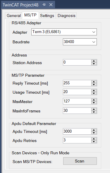 Using multiple BACnet adapters 4: