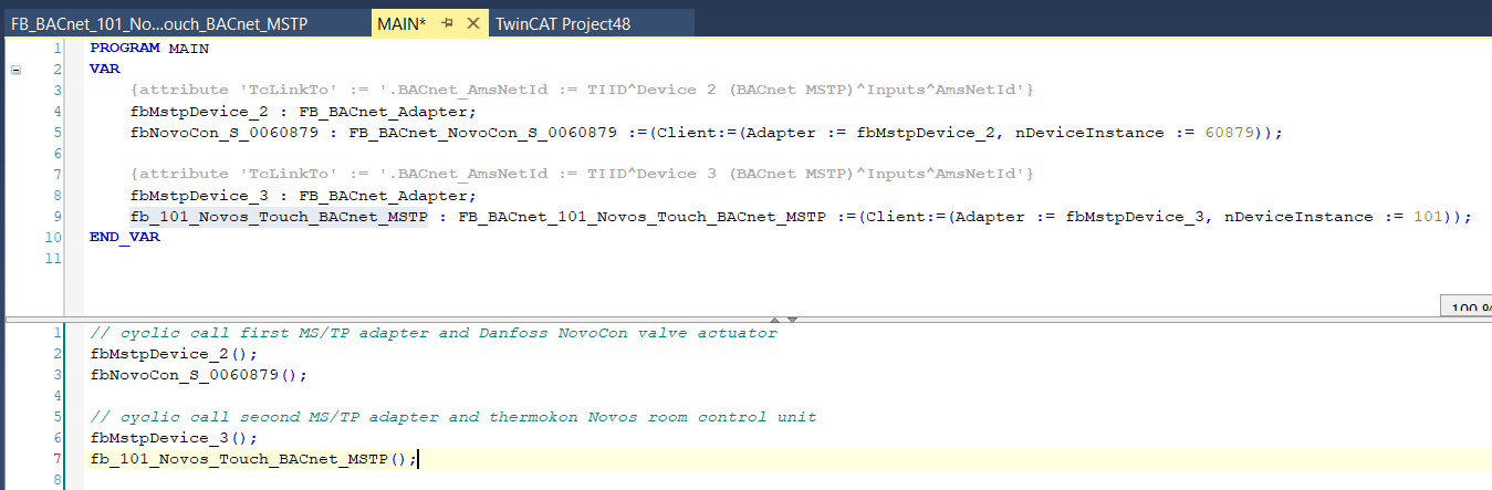 Using multiple BACnet adapters 5: