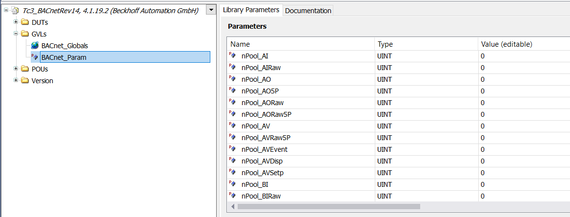 Predefined object pool 1: