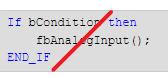 Always call BACnet function blocks cyclically 1: