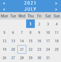 Calendar 1: