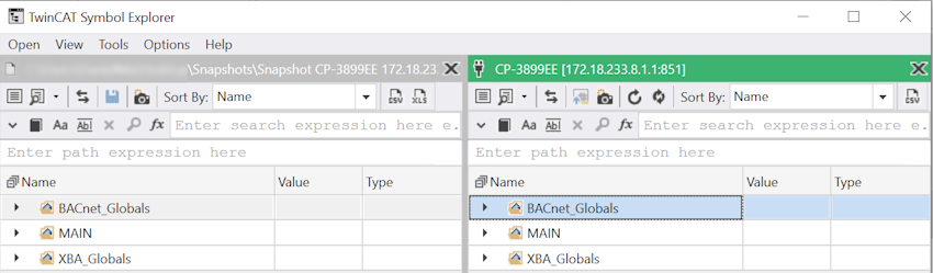 Synchronizing filtered data, example with Exclude 4: