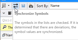 Synchronizing filtered data, example with Exclude 5: