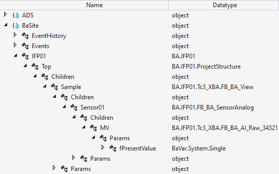 BaObject handling 1: