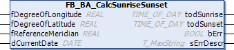 FB_BA_CalcSunriseSunset 1: