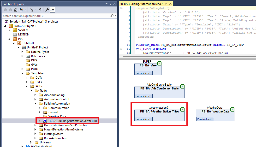 Integration Thies weather station 1: