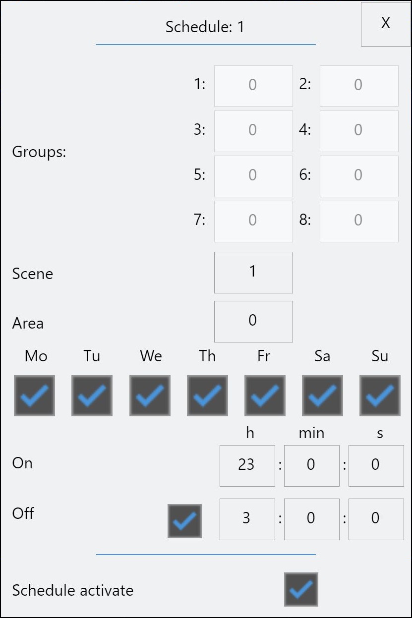 Schedules 2: