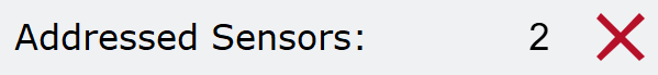 "Sensors" submenu 3:
