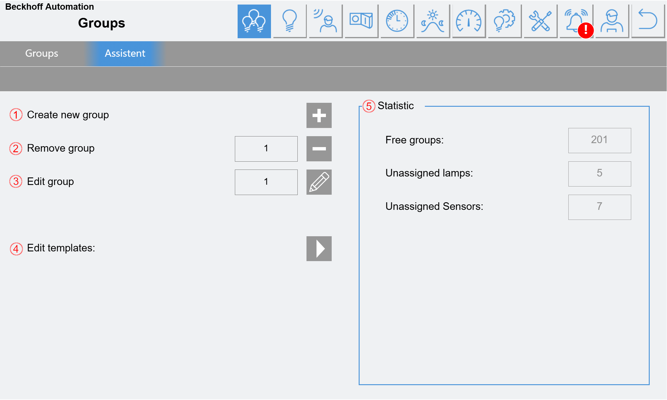 Configuration assistant 2: