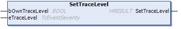 SetTraceLevel() 1: