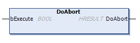 DoAbort() 1: