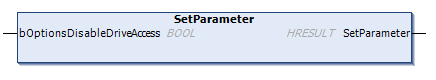 SetParameter() 1: