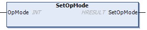 SetOpMode() 1: