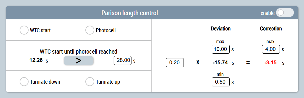 Main extruder 2: