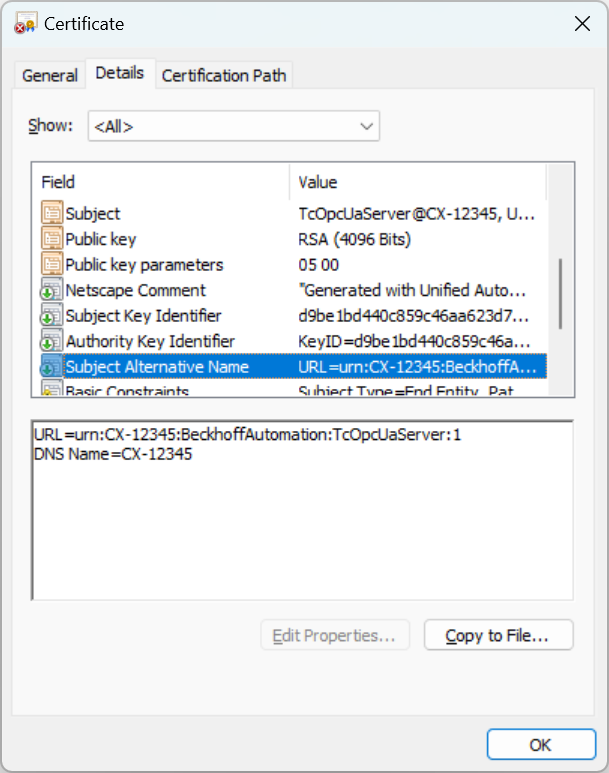 ApplicationURI 1: