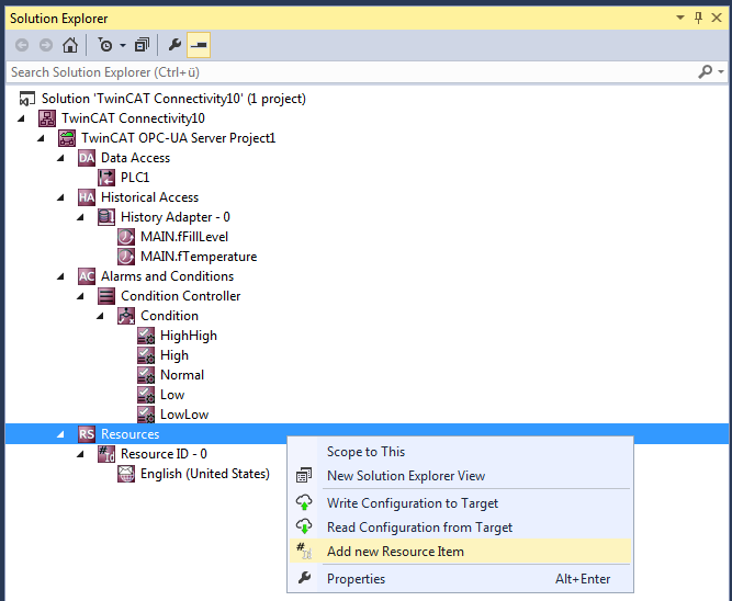 Configuring alarm texts 1: