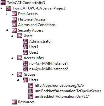 Configuring security settings 6: