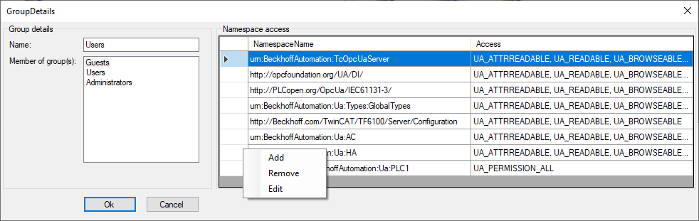 Configuring security settings 2: